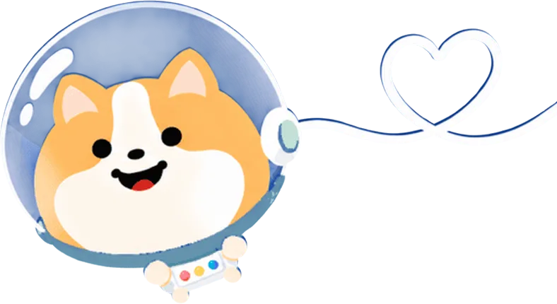 Corgi astronaut
